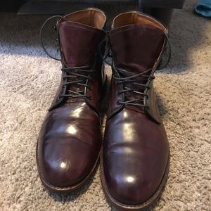 Allen Edmonds Cordovan 5th ave Boot. Worn.